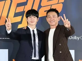 [Photo] Hwang Jung Min and Jung HaeIn attend production briefing for "Veteran 2"... High expectations for the detective duo