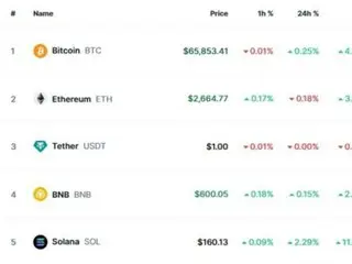 Bitcoin, which surpassed $66,000, retreats to the low $65,000 range