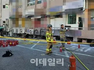 Fire breaks out in Gangnam apartment complex shopping area, 200 residents evacuated (Seoul, South Korea)