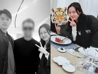 Actress Song Yeji-in and the "sticker man" sitting next to her was her husband HyunBin... A rare photo of the two of them was made public