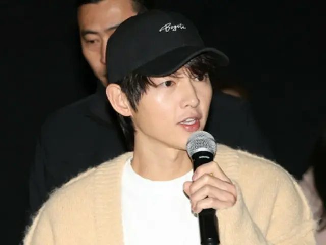 俳優ソン・ジュンギ、涙