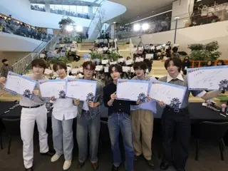 RIIZE' and Dong-A Pharmaceutical's “Bacchus Jelly” fan signing event successfully concluded.