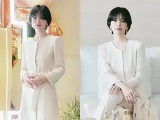 'Double joy' Song Hye Kyo, dazzlingly beautiful bob style