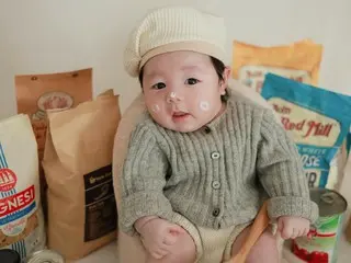 Shim Hyung-tak and Saya release photo of their 50-day-old son... does he look more and more like BTS' JUNG KOOK?