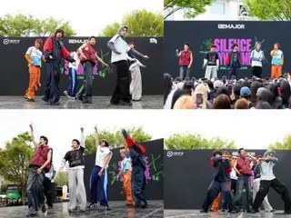 "82MAJOR" heats up Jeonju with street performance... "TAKEOVER" unveiled for the first time