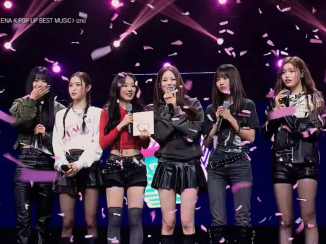 「izna」、「K-POP UP CHART SHOW」で1位...音楽番組2冠王に