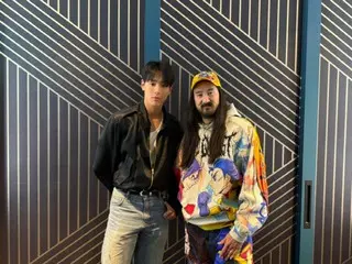 MONSTA X's Shownu makes surprise collaboration with DJ Steve Aoki at 2025 EDC Korea