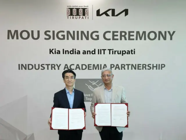 Kia Motors partners with Indian university to develop human resources for next-generation cars through industry-academia collaboration - South Korean media