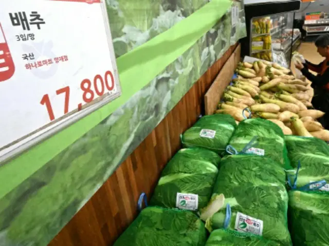 Kimchi imports from South Korea hit record high in January-March... Abnormal weather and weak won may be to blame