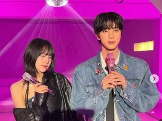 Choi Yena (former IZONE) and BTS' JIN in a two-shot... Dazzling visual appeal