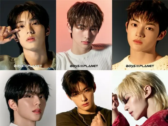 "BOYS II PLANET" releases visual posters of the six participants... a powerful impression
