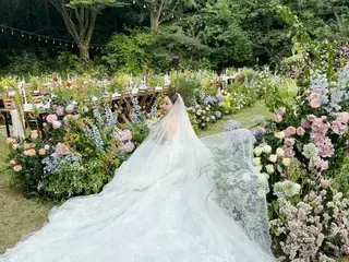 "Miss A" former member Min, a wonderful businessman husband and a festival-like wedding "Just got married"