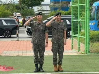 [Video Report] "BTS" RM&V, greeted by many ARMYs, discharge happily