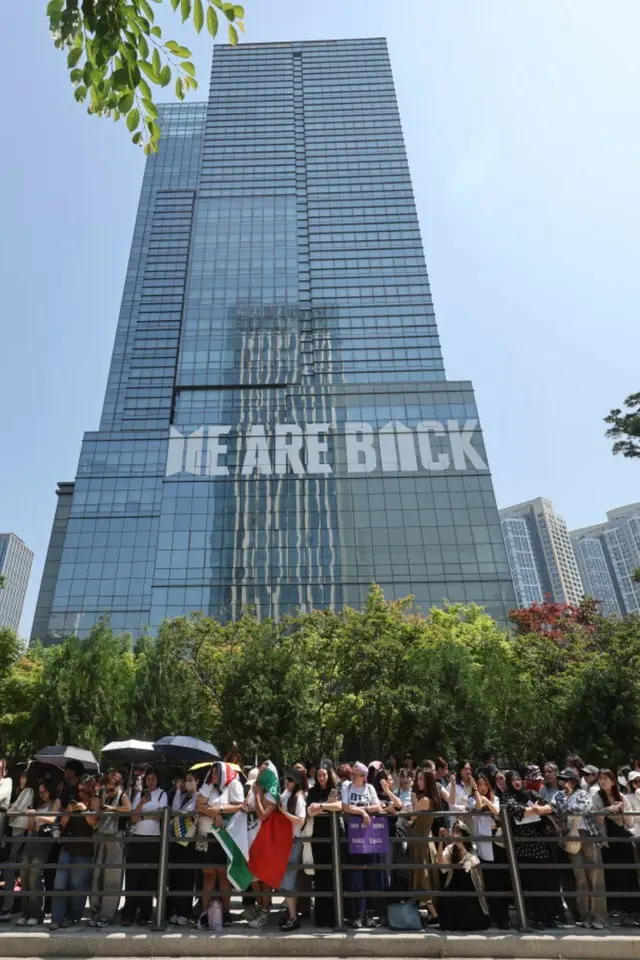 「BTS」除隊ライブ放送1900万回再生
