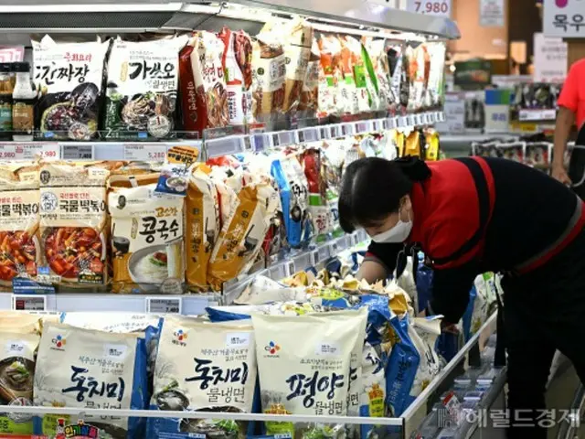 South Korea's food and beverage prices are the second highest in the OECD