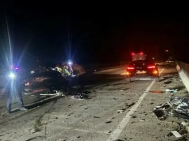 Drunk driving suspected... Woman in her 20s dies in wrong-way driving and collision accident in South Korea
