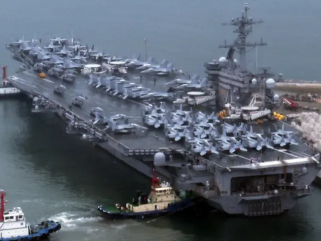「尹元大統領が乗った米軍航空母艦」をドローンで撮影した中国人留学生、拘束＝韓国