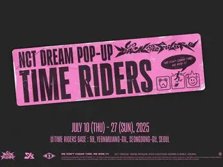"NCT DREAM" opens pop-up store for 5th full album "Go Back To The Future" in Seoul from July 10th