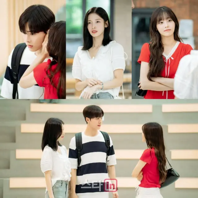 ユンサナ（ASTRO）＆アリン（OH MY GIRL）＆チュウ、三角関係に…「僕の彼女がイケメンになりました」スチール公開