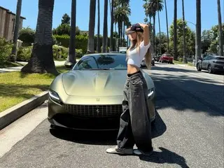 BLACKPINK's LISA drives in a supercar in America... reveals her luxurious daily life