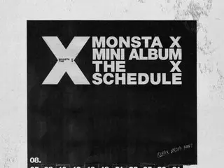 MONSTA X's new mini album "THE X" is counting down the days until their comeback... Schedule posters are suddenly revealed