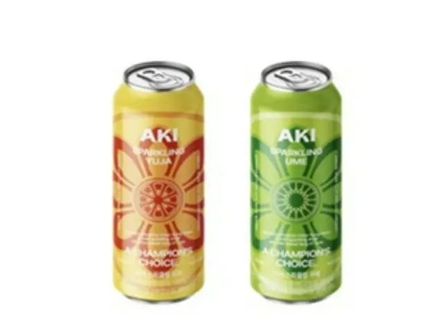 GS25が秋山成勲選手ブランドのハイボールを発売、ウメとユズの2種＝韓国