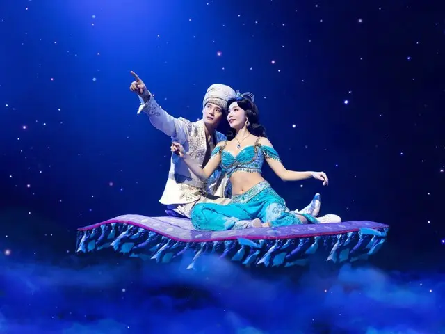 The musical "Aladdin" starring Jun Su (Xia) has surpassed 300 performances in just nine months since its Korean premiere