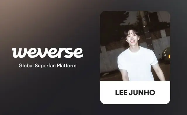 「2PM」イ・ジュノ、19日午後12時にWeverseオープン…直筆サイン入りポラロイド贈呈イベント進行