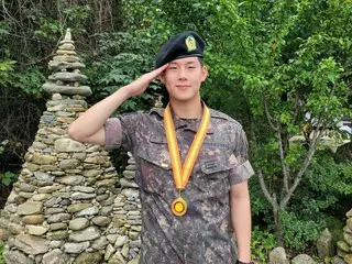 "MONSTA X" Jooheon Releases Commemorative Photo of Recruit Training Battalion Completion Ceremony...