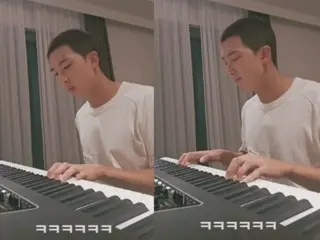 "BTS" RM shows off his piano skills... Performs "Life's Merry-Go-Round", the soundtrack of "Haul's Moving Castle"