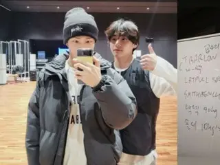 "BTS" RM, exercising together at HYBE's gym? …“Free Rider Kim Tae Hyeong”