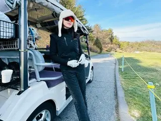 Actress Song YEJIN, New Post… “On a snowy day, this year’s last golf”