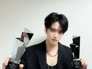 JAEJUNG looks back on the joy of receiving the "2023 AAA" award... "May the day you walk with the babies be filled with happiness"