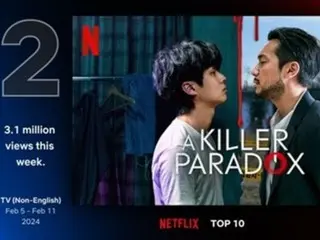 “Murderer’s Paradox” ranked 2nd in the global TOP10 (non-English speaking) TV within 3 days of release…Started the whole world with a bang.