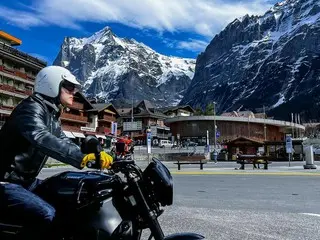 Actor Ji Chang Wook shares his memories of Switzerland... a cool rider