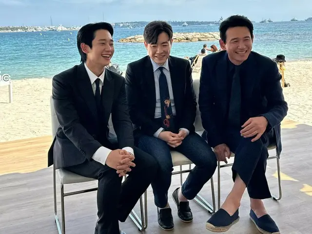 Hwang Jung Min and Jung HaeIn from the movie "Veteran 2" attend the "Cannes Film Festival"... "Dazzling Cannes" (video included)