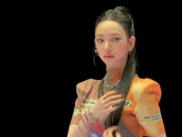 "aespa" Karina, perfect visuals that even AI would be jealous of... Long black hair suits her