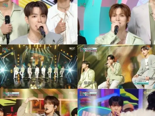 ATEEZ makes comeback with title song "WORK"...Stage-dominating performance "Show! The heart of K-POP"