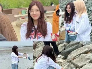 Singer Kwon Eun Bi participates in volunteer activities on Marine Day with fans... "Influence of good"