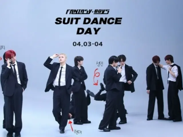 "FANTASY BOYS" teases "SUIT DANCE DAY"... exuding a unique charm