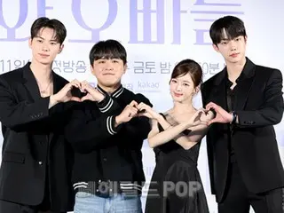 [Photo] Roh Jeong Eui, Lee ChaeMin, and Cho Jun Young, the main cast of the new TV series "Bunny and the Brothers," attend the production presentation