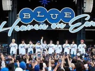 "TREASURE" rocks Dodger Stadium... showcasing overwhelming performance at "Korean Cultural Heritage Night"