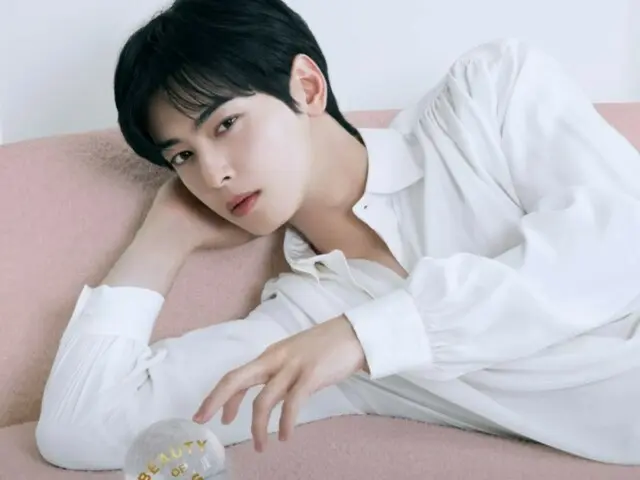 ASTRO's Cha EUN WOO, captivating gaze... "Because you never know when we'll hold hands"