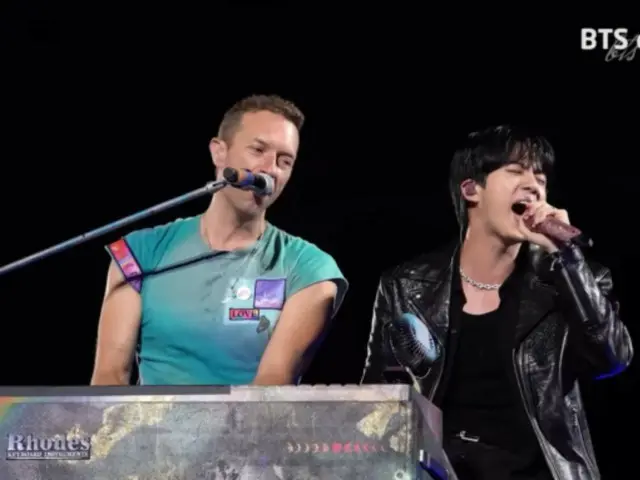 "BTS" JIN's surprise event was a huge success! ... Behind the scenes of "Coldplay"'s appearance at Korea concert revealed (video included)
