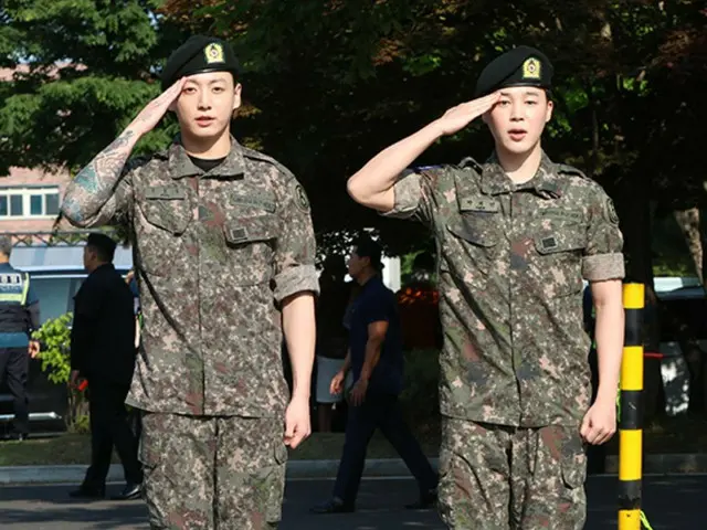 [Photo] "BTS" JIMIN & JUNG KOOK discharged!