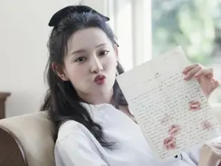 Kim JiWoo-won's cute behind-the-scenes cut