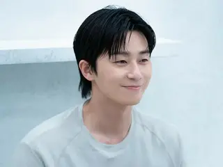 Park Seo Jun, attention focused on refreshing smile... Behind-the-scenes cuts from advertisement shoot revealed
