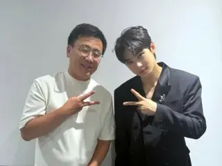 Masayuki Furuya releases a photo of himself with ASTRO member Cha EUN WOO... "I'm looking forward to our reunion! See you soon!"
