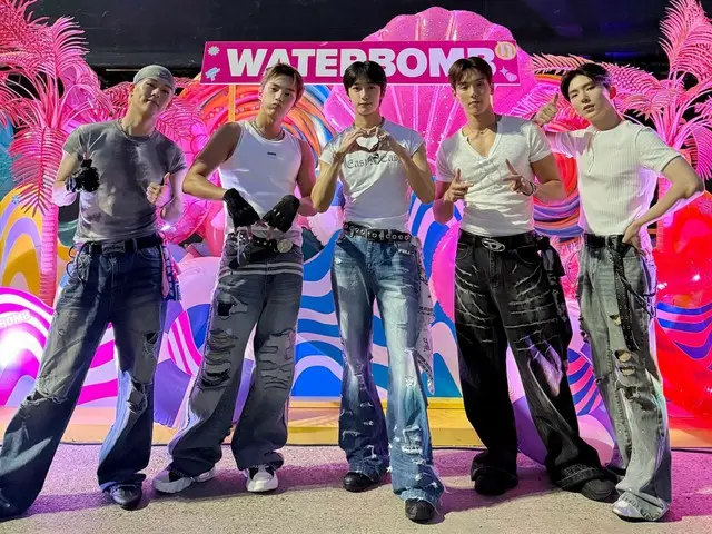 MONSTA X perfectly livens up their first "WATER BOMB"... perfect performance and physical performance