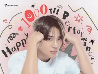 Jun Su (Xia) celebrates the musical's 1000th performance... "Let's walk together"